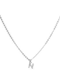 Luxenter Chaîne 'Alphabet' Femme blanc taille Onesize