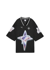 Puma Funktionsshirt 'Shooting Stars' Damen schwarz Größe S Motivprint