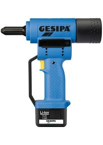 Gesipa 1434898 AccuBird Akku-Blindnietgerät Li-Ion Akku 2,0Ah 14,4V