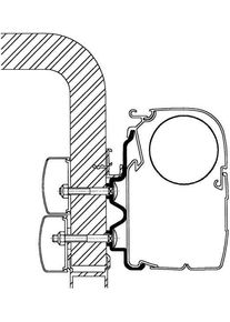 Thule Omnistor 5000/5500/5800 Markisen-Adapter für Hymercamp 99 B und SX-Klasse 400cm Camping Outdoor