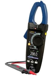 PCE Instruments PCE-DC 25 Stromzange Multimeter Amperemeter digital Bluetooth schwarz blau