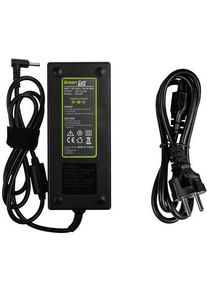Green Cell GC-AD103P Notebook-Netzteil Ladekabel Ladegerät für Asus Liteon 120 Watt 19V 6,32A schwarz