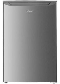 Bomann GS 7253 Stand-Gefrierschrank 55cm breit 87 Liter 3 Gefrierschubladen Edelstahloptik