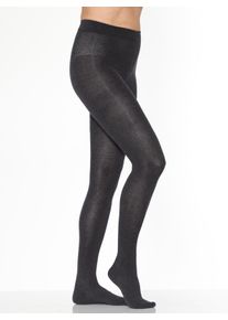 Rogo Dames Thermomaillot in antraciet ,maat 34/36, Witt, 75% Katoen, 22% Polyamide, 3% Elastan