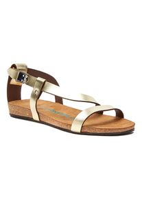 Comfortfusse Leren sandalen goudkleurig - 49% | Maat: 41 |