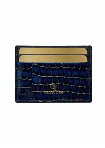 GT Collection Kreditkartenetui 'GT Crocodile Print' Herren blau Größe One Size