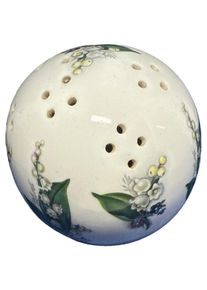TAYLOR OF LONDON Duftlampe Vintage Keramik Florales Muster Mehrfarbig