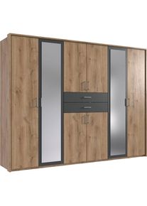 wimex, Kleiderschrank &raquo;Diver Dreht&uuml;renschrank mit Spiegel, 180, 225 o. 270cm breit&laquo; Bestseller Schlafzimmerschrank wahlweise 3 Innenausstattungen, 