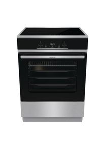 Gorenje , Induktions-Standherd »GEIT6E81XPG«, Pyrolyse-Selbstreinigung, (1 St.), Induktions-Kochfeld , Schwarz , Schnellaufheizung