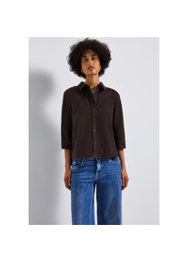 Street One , Hemdbluse, mit Bündchen , deep roast brown , 36 , 36 , Bluse von Street One