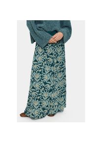Saint Tropez , Maxirock »MiljaSZ Crinkle Maxi Skirt« , Pine Autumn Floral , M (38) , M (38) , Modischer und langer Rock von Saint Tropez