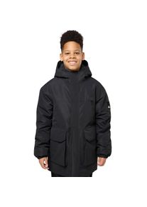 Jack Wolfskin, Unisex, Parka &raquo;TEEN 2L f&uuml;r Kinder&laquo; mit Kapuze Winddicht, atmungsaktiv, &Uuml;bergangsjacke, granite blac, M (152), granite blac, Sch&uuml;tzender