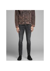 Jack & Jones Jack & Jones, Herren, Slim-fit-Jeans &raquo;JJIGLENN Slim-Fit mit Stretch und praktischer 5-Pocket-Form&laquo; mit Abriebeffekten, Grey Denim, L&auml;nge 30, 31 -L&auml;nge