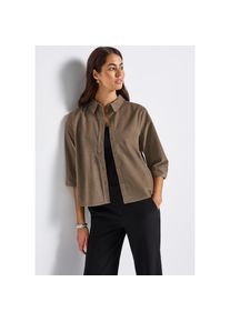 Street One , Hemdbluse, in Cord Qualität , bark brown , 36 , 36 , Bluse von Street One