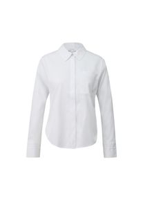 comma, Damen, Hemdbluse mit Tasche, WHITE, 44, WHITE, Bluse von COMMA