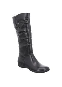 Josef Seibel, Damen, Rei&szlig;verschlussstiefel &raquo;Naly 23&laquo; Stiefel, Schlupfstiefel, Winterstiefel mit Raffungen und XS-Schaft, schwarz, 41, schwarz, Mit 