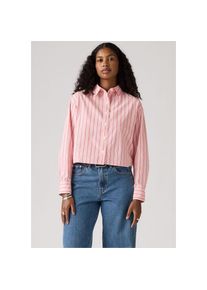 Levi's Levi's , Damen, Hemdbluse mit 2-Knopf-Manschette, hug stripe peachskin, XS (34), hug stripe peachskin, Bluse von Levi's