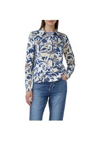 s.Oliver , Hemdbluse, mit Manschetten , OFFWHITE BLUE , 46 , 46 , Bluse von s.Oliver Red Label