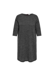 Only CARMAKOMA , Jerseykleid »CARMARTHA 3/4 KNEE DRESS JRS« Sommerkleid , Dark Grey Melange , N-Gr , S -N-Gr , S , Kurzes Kleid von Only CARMAKOMA