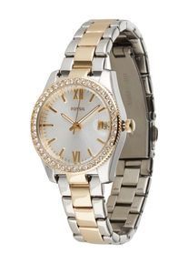 Fossil Dames Analoog horloge 'Scarlette Mini' goudgeel / zilver One Size