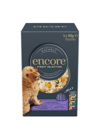 5x100g Finest Selection Pouches Multipack Jelly Encore våtfoder hund