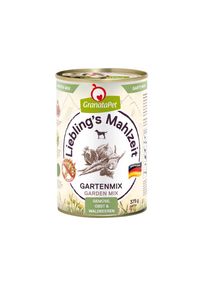 6x375g Liebling's Mahlzeit, m&eacute;lange du jardin Granatapet - P&acirc;t&eacute;e pour chien