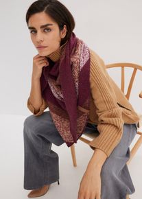 Foulard a triangolo, viola, Taglia Onesize, bonprix