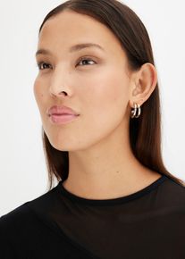 Orecchini a cerchio, Argento, Taglia Onesize, bonprix