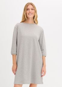 Abito svasato in felpa, Grigio, Taglia 42/44 (S), bonprix