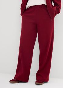 Pantaloni in jersey interlock, Rosso, Taglia 46/48 (M), bonprix