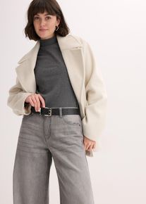 Cintura in pelle, Nero, Taglia 120, bonprix