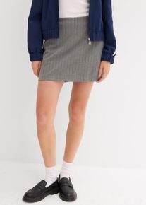Gonna pantalone con spacco laterale, Grigio, Taglia 42, bonprix