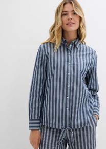 Camicetta oversize con coulisse, Blu, Taglia 46, bonprix