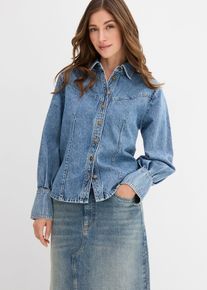 Camicia di jeans, Blu, Taglia 58, bonprix
