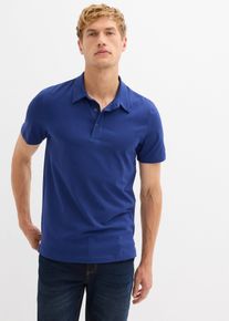 Polo in jersey elasticizzato slim fit, Blu, Taglia 60/62 (XXL), bonprix