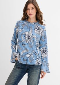 Maglia in morbido misto modal, Blu, Taglia 42/44 (S), bonprix