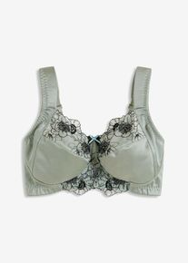 Reggiseno contenitivo senza ferretto, Grigio, Taglia 120C, bonprix
