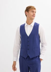 Gilet coordinabile da completo slim fit, Blu, Taglia 48, bonprix