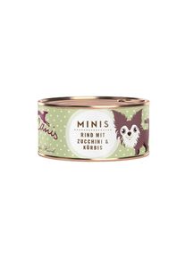 18x100g Manzo Zucchine Zucca Mini Terra Canis umido cane