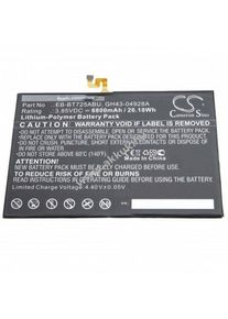vhbw HelyettesÃ­tÅ akku Samsung Galaxy Tab S5e tÃ­pus EB-BT725ABU 6800mAh