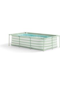 Swim Essentials, Pool, Grün gestreifter Luxus-Swimmingpool (260 x 160 x 65 cm)