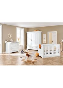 Pinolino, Komplett-Babyzimmer, Limited Edition - Emilia Gold breit gross (Kinderkleiderschrank)