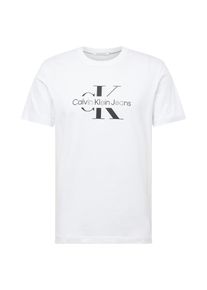 Calvin Klein Jeans, Mænd, Bluser & t-shirts, Sort / Hvid, Størrelse XXL