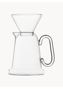 ICHENDORF Cafetera artesanal Otium Transparente Vidrio Ø 12 x Al 15 cm