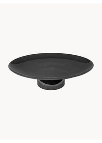 Serax Porcelánový servírovací podnos Zuma Čierna Porcelán Ø 33 x V 8 cm