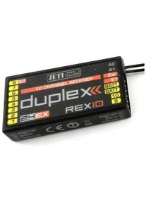 Jeti Rex 10 Modellbau-Empfänger 10-Kanal Empfänger 2,4GHz