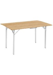 Outwell Kamloops Campingtisch Klapptisch Esstisch Reisetisch Garten Terrasse 120x80x70cm Bambus braun