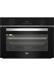Beko BBCM13300X Einbau-Backofen 60cm breit 48 Liter Kindersicherung SteamShine edelstahl