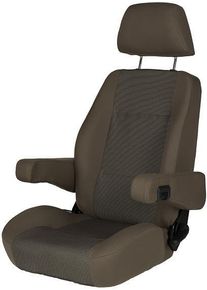 Sportscraft S8.1 Pilotensitz Lordosenstütze Camping Wohnmobil Stoff Phoenix braun beige