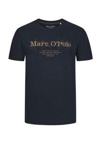 Marc O'Polo Grote Maten - Marc O'Polo - T-shirt met logo-borduursel en tekst - 3XL